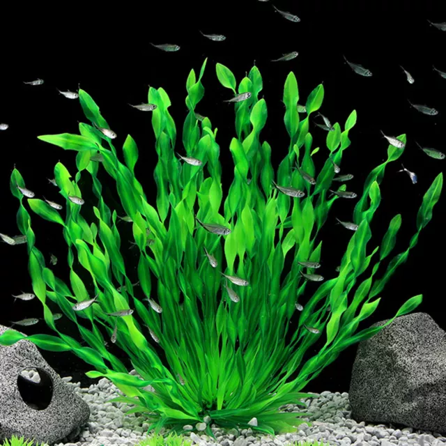 10PCS Artificial Fake Plastic Water Grass Plants for Fish Tank Aquarium Ornament