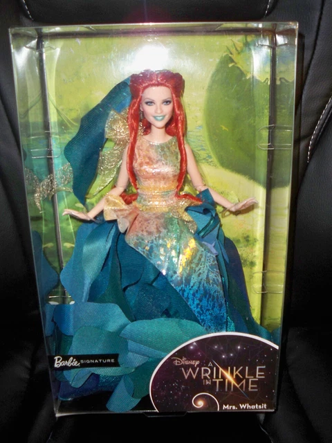 DISNEYS MRS. WHATSIT Signature Barbie Doll NRFB Facial sculpt Reese
