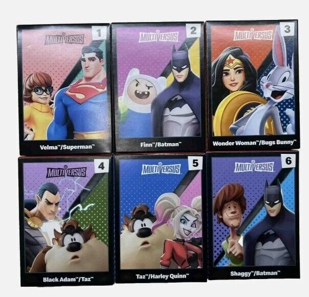 2024 MCDONALD'S DC MULTIVERSUS Happy Meal Toys Set of 4 Brand New 13.