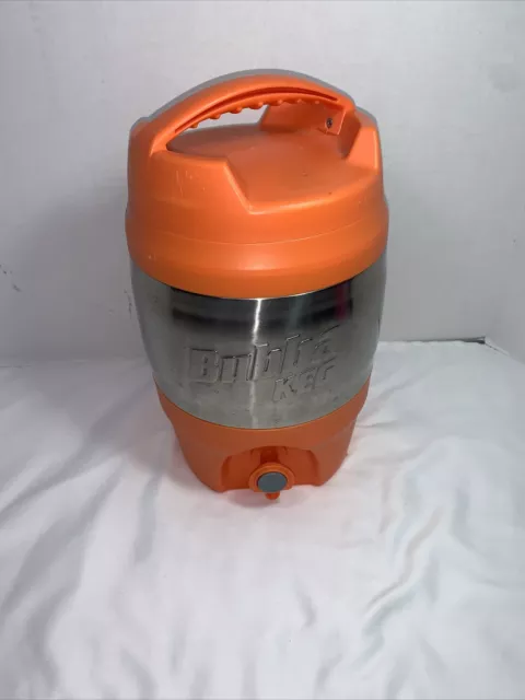 Bubba Keg 128oz 1 Gallon XL Stainless Steel Insulated Thermos w/Spout Orange