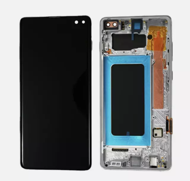 Per Samsung Galaxy S10 S10+ Plus display LCD sostituzione touch screen + cornice