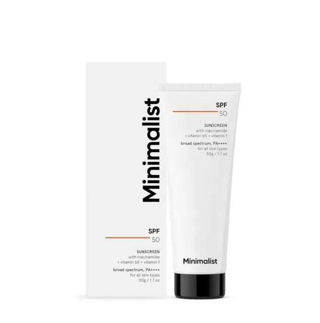 Minimalist Sunscreen Spf 50 For All Skin Types and Unisex 50g