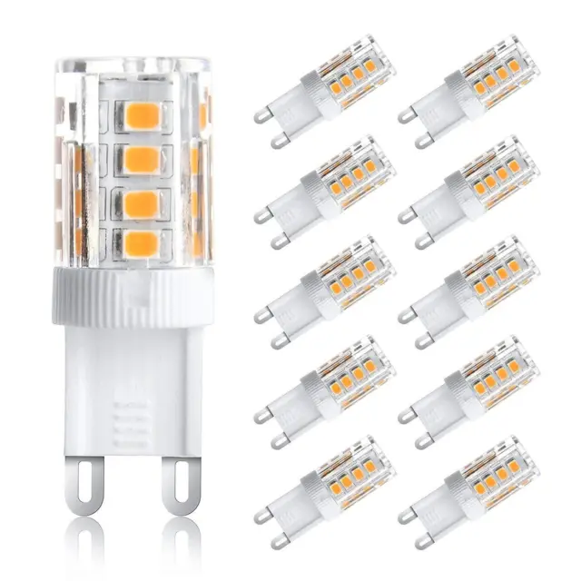 10 X G9 Led Bulb 5W Cool White Capsule Lamp Replace 40W Halogen Light Bulbs 230V