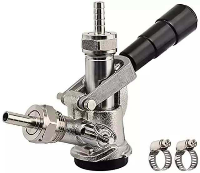 Keg Coupler, Sankey D Tap with Stainless Steel Probe, Keg Coupler D System with