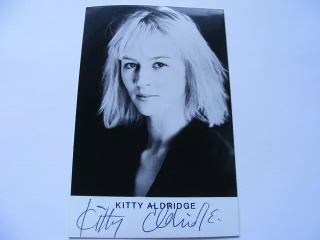 KITTY ALDRIDGE Signed Photo Autograph Actress Author Writer Pop