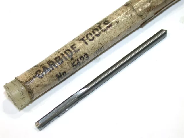 Super Carbide Tools 1/8" 4 Flute Carbide Step Drill 5423
