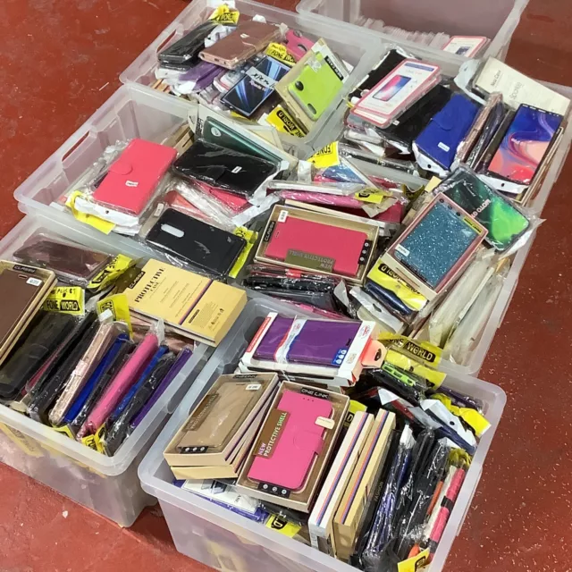 Big Bundle Mobile Phone Cases Covers Job Lot - Over 550 Cases (Plus extras)