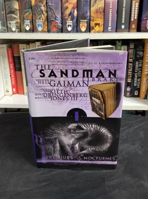 Preludios y nocturnos de The Sandman - Neil Gaiman (1995, tapa dura) ¡en muy buen estado! Volumen I 1