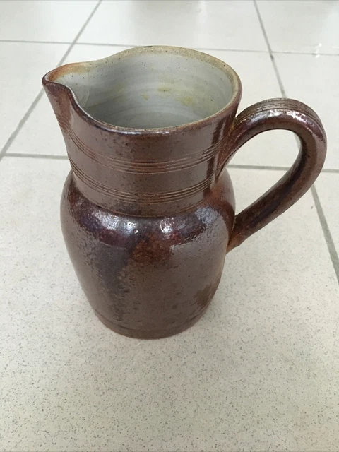 ANCIEN PICHET CRUCHE EN GRÈS DU BERRY Carafe N•8