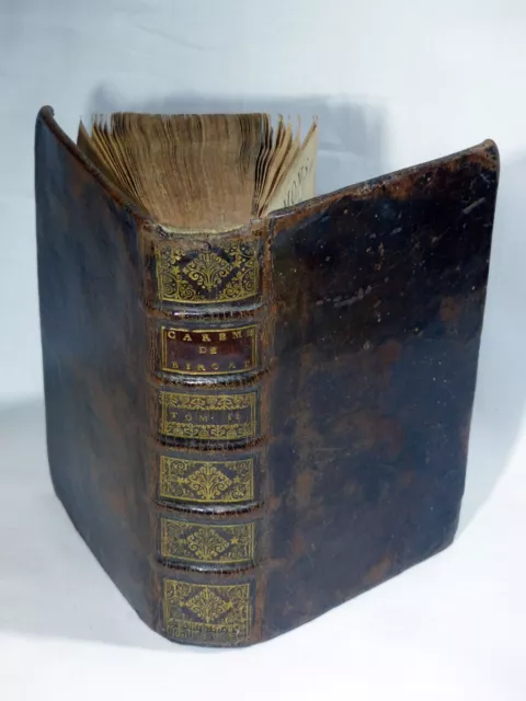 Jacques Biroat - Sermons pour tous les jours de Carême 1689 Tome second Couterot