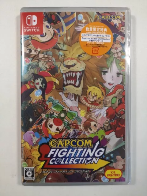 Capcom Fighting Collection Switch Japan New Game In English/Francais/De/Es/It/Pt