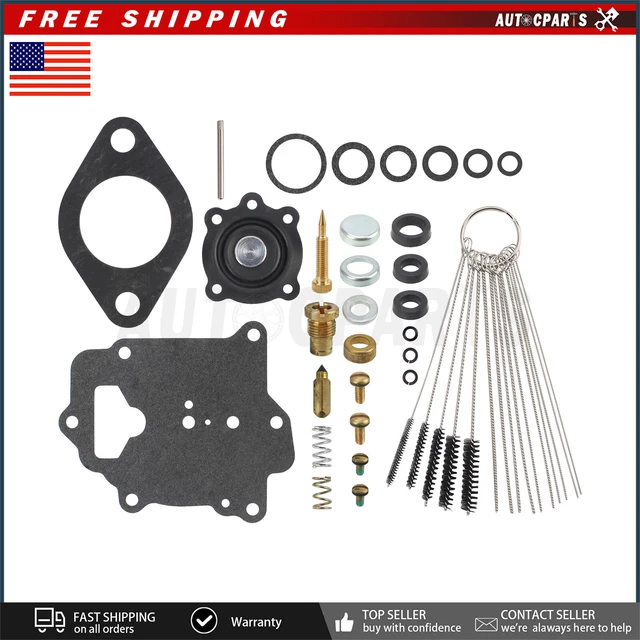 Carburetor Rebuild Gasket Fit for U.S. Army Jeep Mutt M151 AMC 151 Z737