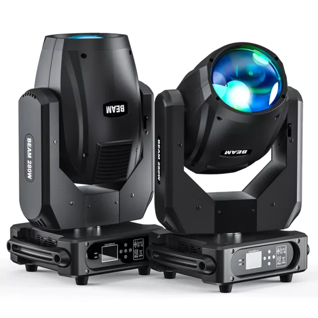 2Pcs Stage Lighting 10R 400W Gobo Beam LED Moving Head Effect DMX Light DJ Party