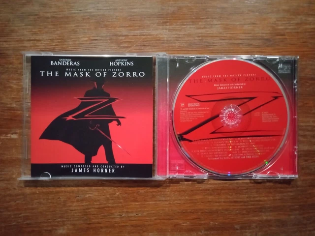 THE MASK OF Zorro. Film Soundtrack. Compact Disc. 1998. Made In ...
