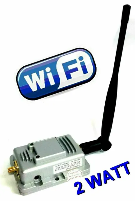 Amplificatore di Segnale Wireless 27dbi per Modem e Router  WIFI 2 Watt