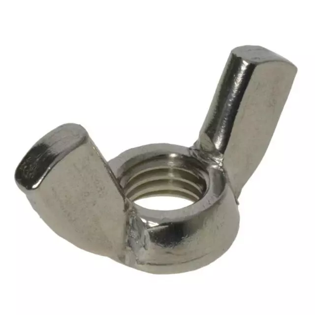 Qty 1 Wing Nut M6 (6mm) Stainless Steel 304 A2 70 SS