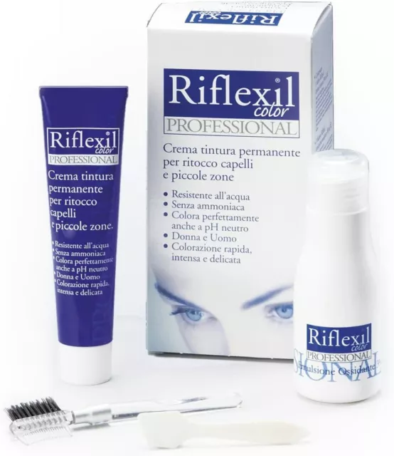 Riflexil Tintura Sopracciglia Baffi Per Ritocco Capelli Vari Colori Ritocco