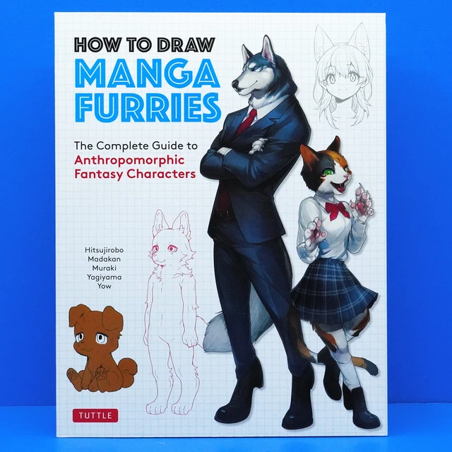 HOW TO DRAW Manga Kemono Furries Furry Pose /Japanese Anime Technique