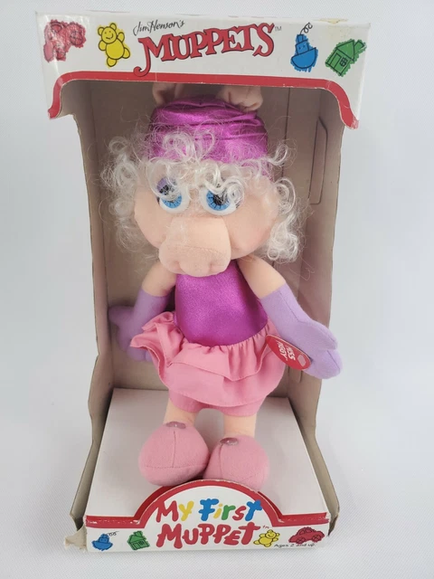 Miss Piggy My First Muppet Doll Plush Vintage 12 inch Direct Connect