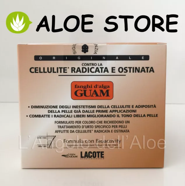 FANGHI D'ALGA GUAM 500gr CELLULITE RADICATA E OSTINATA con estratto Bioactivity