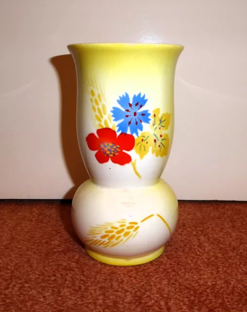 !!!! Art Deco Theodor Paetsch Vase Spritzdekor Keramik !!!!