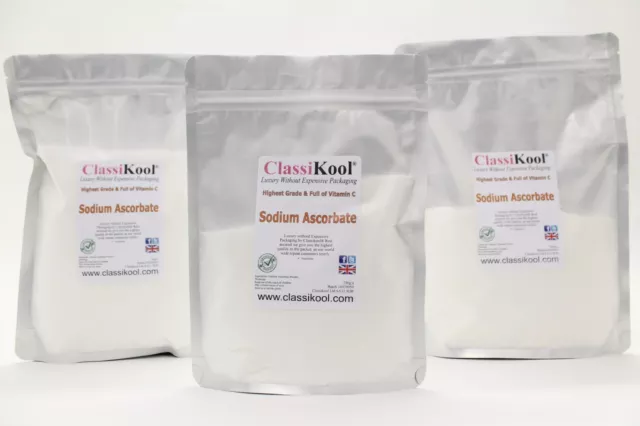 Classikool Sodium Ascorbate Food Grade Nutritional Vitamin C Powder