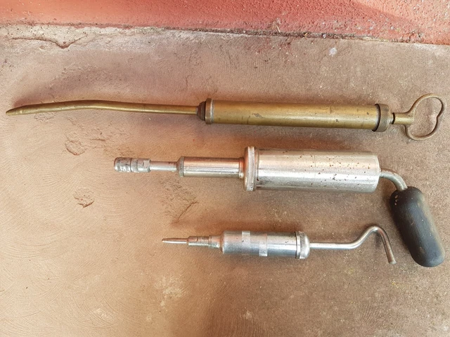 ANCIENNE POMPE À graisse Tecalemit EUR 16,50 - PicClick IT