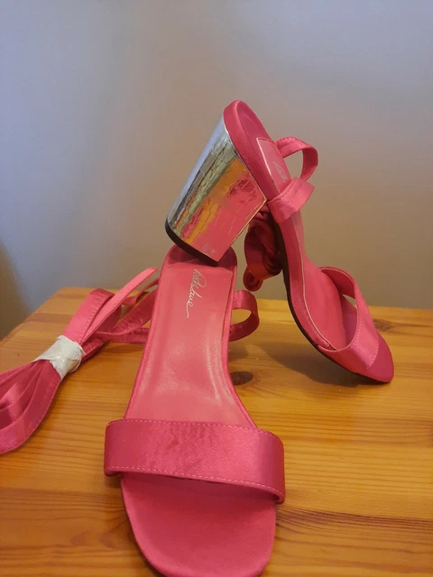 Park lane tie leg block heeled sandals deals