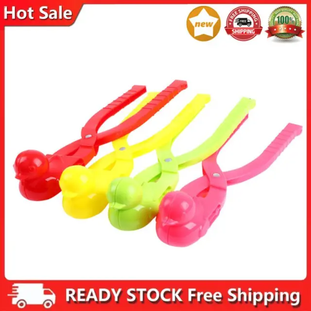 Outdoor Sand Snow Ball Mold Toys Winter Plastic Duck Snowball Maker Clip for Kid