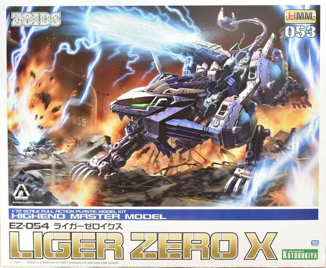 Kotobukiya HMM ZOIDS EZ-054 Liger Zero X 1/72 scale Plastic Model Kit  US Seller