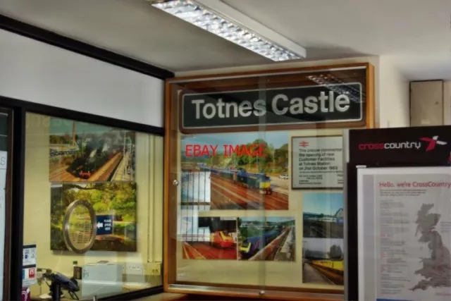 Photo  Totnes Railway Railway Station The Interior Of The Ticket Office At Totne