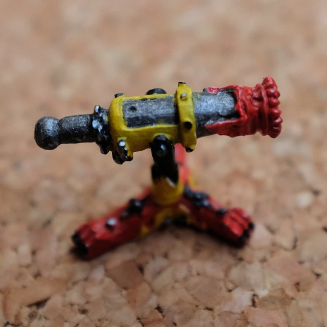 WARHAMMER CHAOS DWARF Swivel Gun 1980s OOP vintage Oldhammer Metal