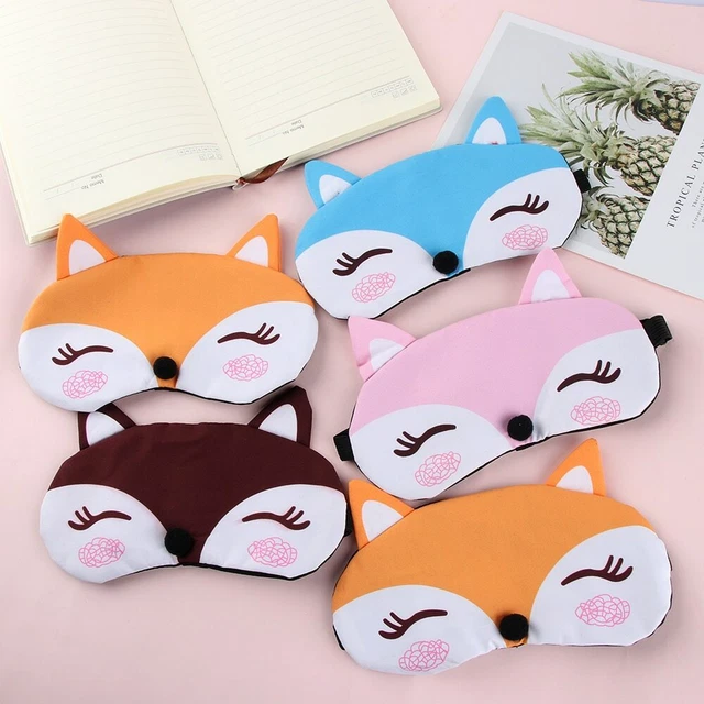 FUCHS SCHLAFMASKE Augenbinde Schlafbrille Reisemaske Maske Augenmaske NEU&OVP