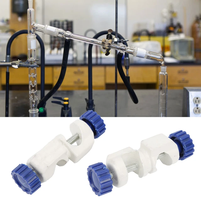 2PCS English-Style Clamp Zinc Alloy Fixing Clip Clamp Holder Lab Supplies↑
