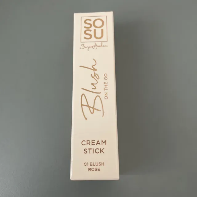 SOSU Cosmetics Crema Stick Blush On The Go 01 Blush Rosa 7,2 g Nuovo Sigillato