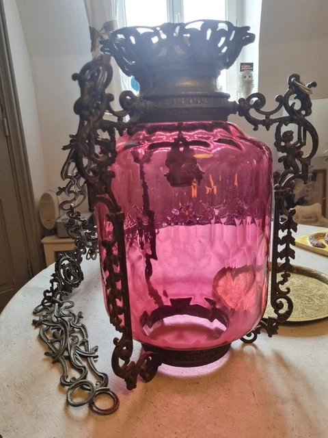 Lanterne à huile en verre Style rétro, couvercle e... - Grandado
