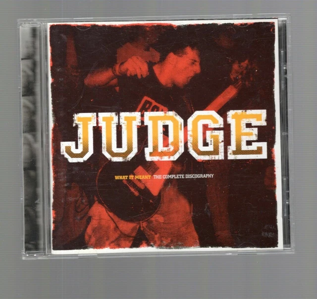 CD DISCOGRAPHIE COMPLÈTE Judge What It Means Bon État EUR 13,34