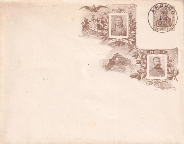 Deutsches Reich, Privatpostkarte aus 1906 mit 3 Pfennig Nr. 84