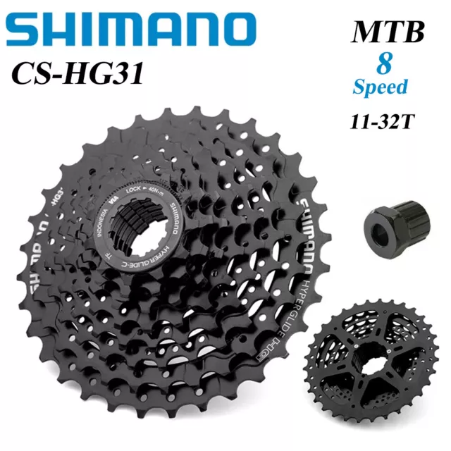 Shimano CS-HG31 8/24Speed MTB Mountain Bike Bicycle Cassette 11-32T HG41