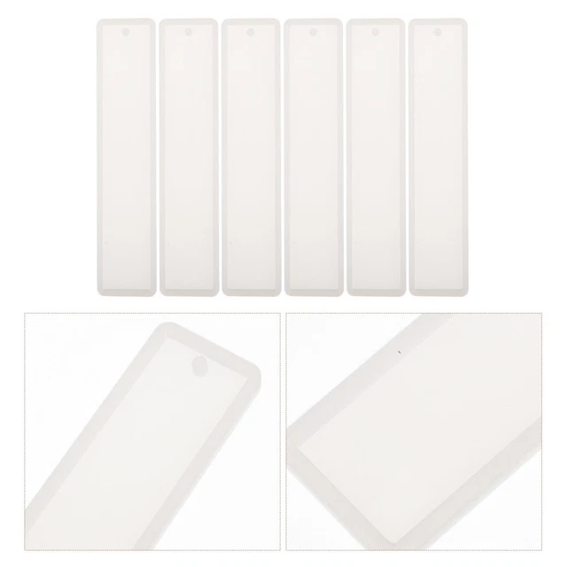 Moule Silicone Marque-pages Résine - Format Rectangulaire 14.4x2.9cm Pour Créations DIY