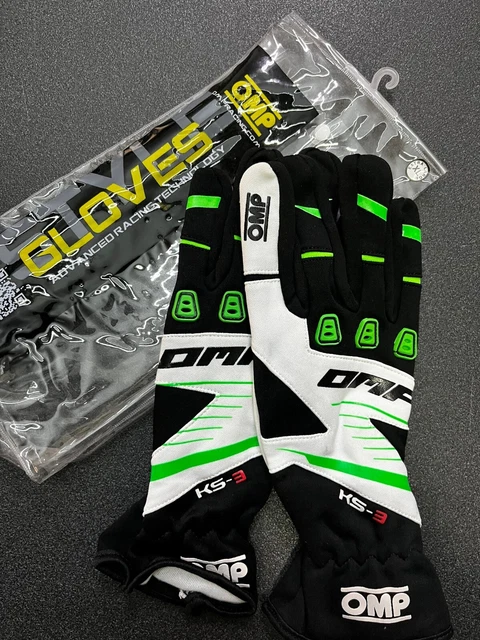 Kk02743E270Xl Guanto Kart Ks-3 Nero/Bianco/Verde Tg. Xl