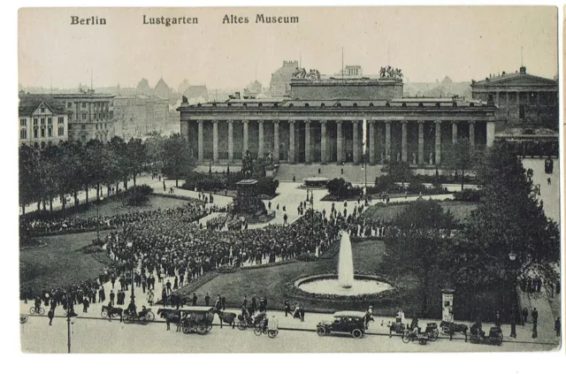 1945 gel.AK Berlin Lustgarden  guter Zustand s.Scan