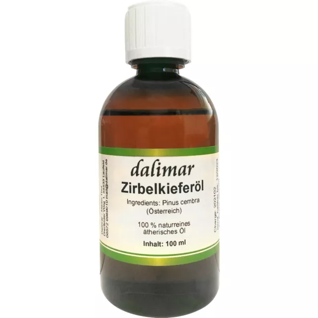 Dalimar Zirbelkieferöl reines ätherisches Zirbenöl Zirbelkiefer Öl 100 ml (PET)