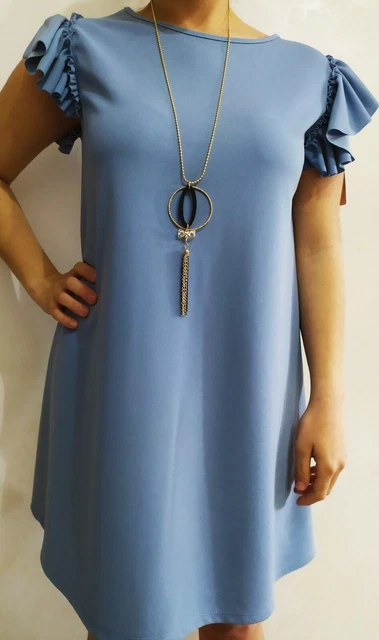 Vestitino Donna Corto Hot Sexy Vestito Elegante da Estate Mini Abito Estivo Sera