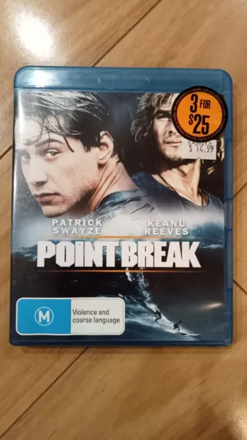 Point Break Blu-ray Region B PAL Reeves Swayze Action