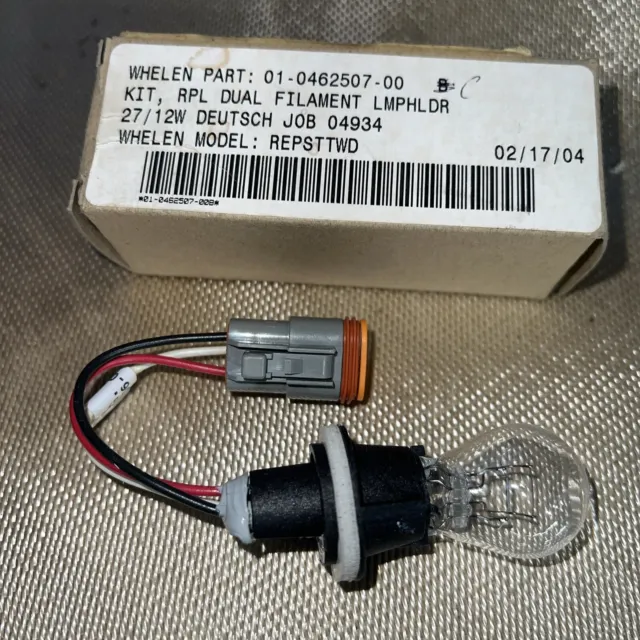 Whelen 01-0462507-00 Bulb and Pigtail