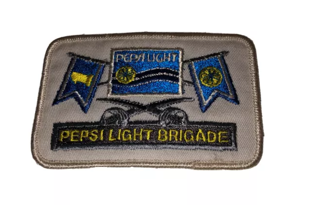 Pepsi Light Brigade Vintage Promo Embroidered Patch