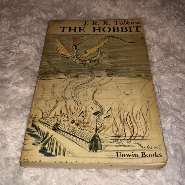 Vintage THE HOBBIT by JRR TOLKIEN Unwin 3rd Edition Rare 18th Impression 1967