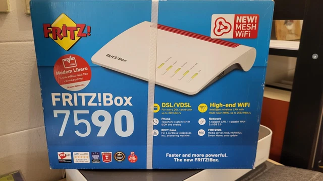  FRITZ! Box 7590 Wireless Modem ADSL Router MeshWiFi LAN WIRELESS 