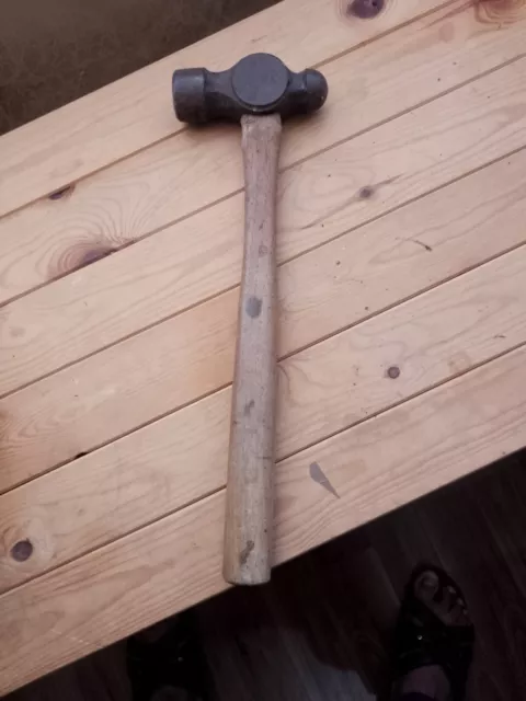 Vintage Stanley Ball Peen Pein Hammer 2LB